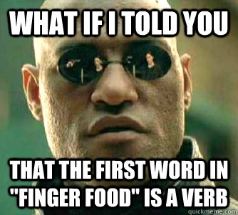 What if i told you that the first word in 