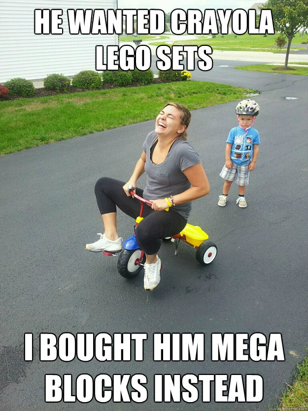 HE WANTED crayola Lego sets i bought him mega blocks instead  Hysterically Psycho Mom