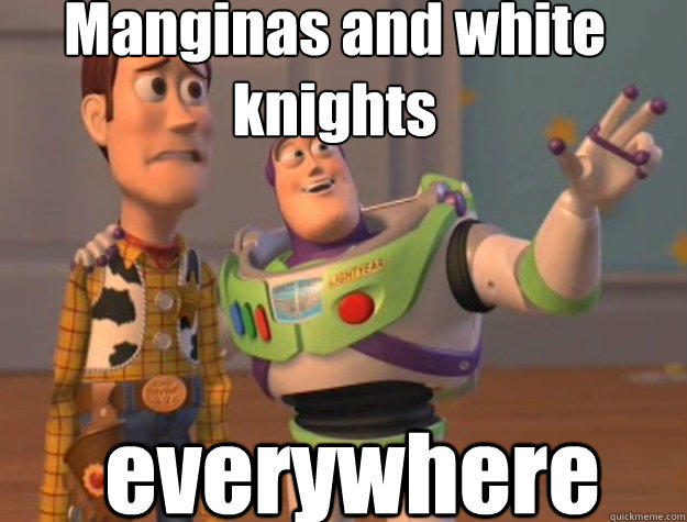 Manginas and white knights   everywhere  Toy Story
