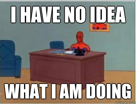 I have no idea What I AM DOING  Spiderman Desk