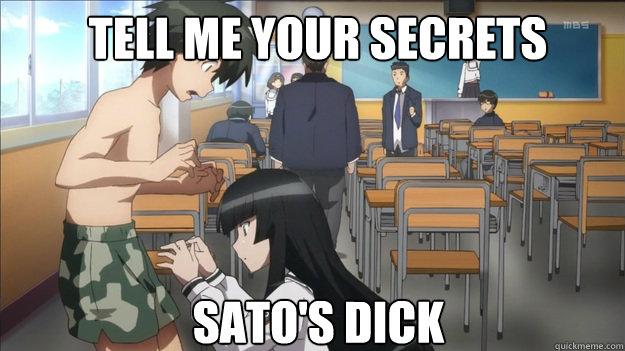 TELL ME YOUR SECRETS SATO'S DICK  secrets