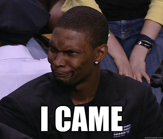  i came  