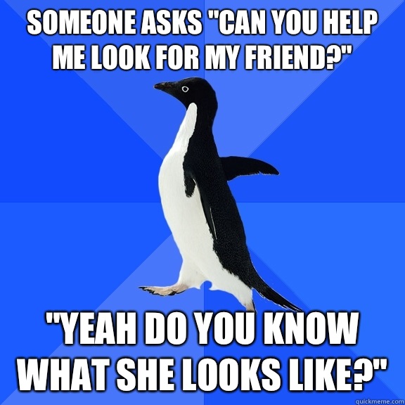 Someone asks 