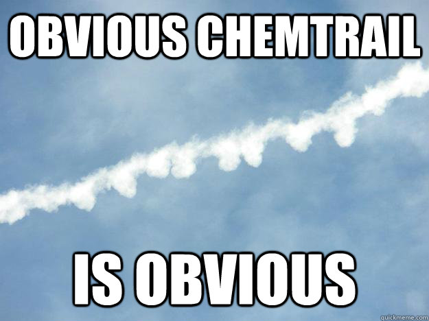 Obvious Chemtrail Is obvious  