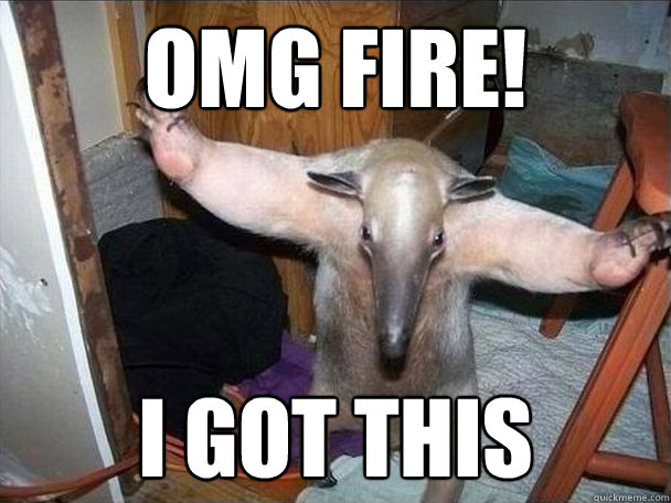 OMG FIRE! I got this  I got this