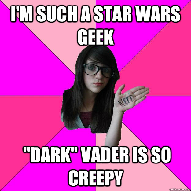 I'm such a star wars geek  