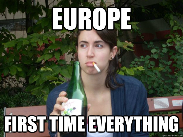 EUROPE FIRST TIME EVERYTHING  Study Abroad Bitch