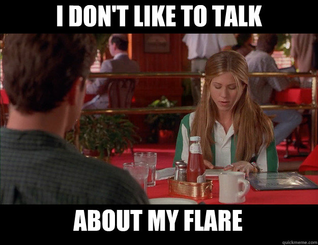 I don't like to talk About my flare - I don't like to talk About my flare  Anti-Social Office Space