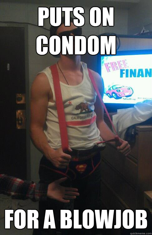 Puts on condom For a Blowjob  Kevin Sex Machine Hynes