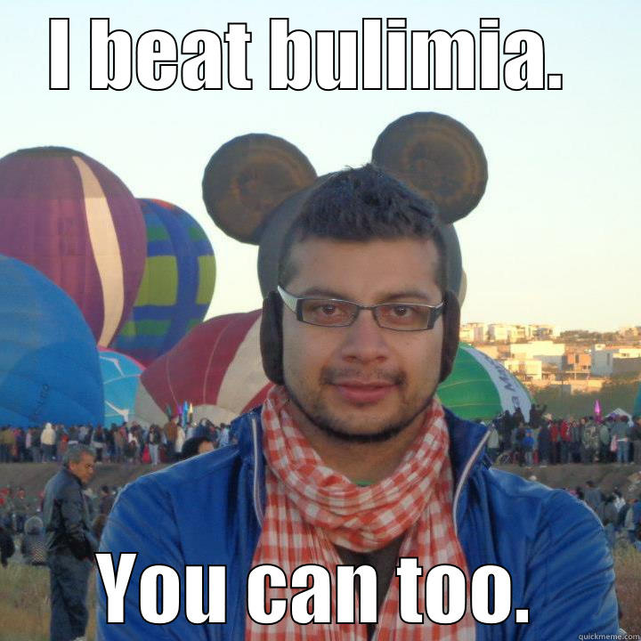 Bulimia joke - I BEAT BULIMIA.  YOU CAN TOO. Misc
