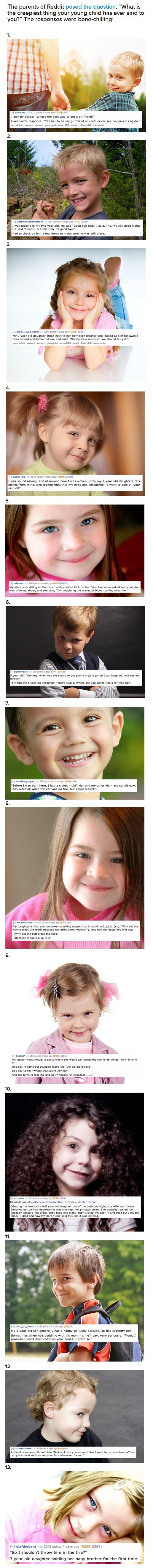 The 13 Creepiest Things A Child Has Ever Said To A Parent -   Misc