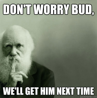 Don't worry Bud, we'll get him next time - Don't worry Bud, we'll get him next time  Darwin