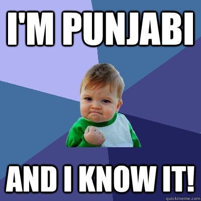 I'm Punjabi and I know it!  Success Kid