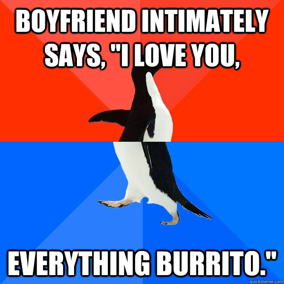 Boyfriend intimately says, 