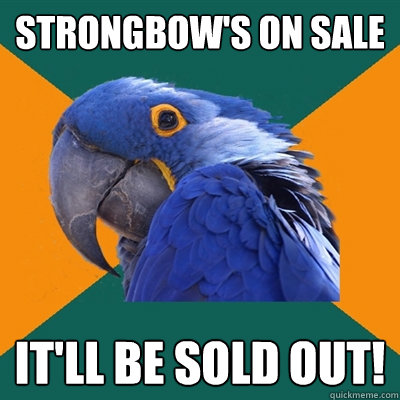 Strongbow's on Sale IT'll BE SOLD OUT!  Paranoid Parrot