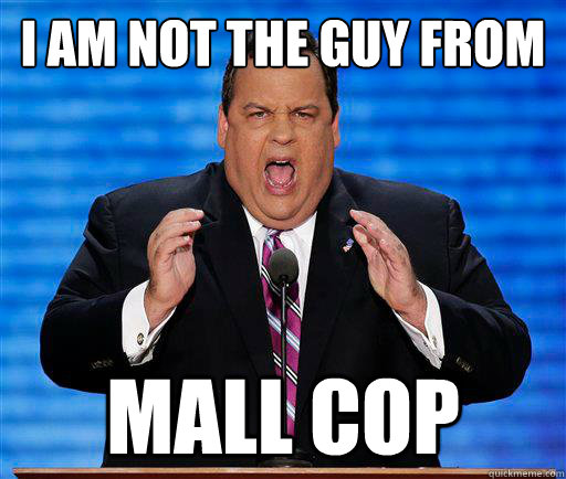 I am not the guy from Mall Cop  