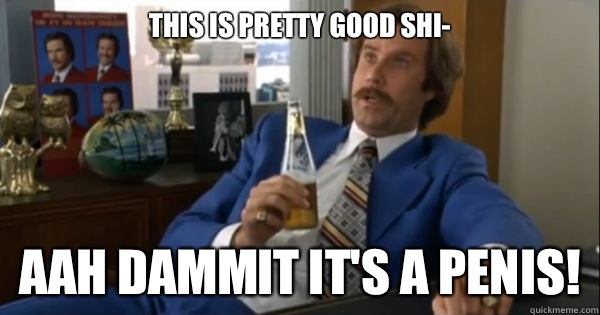 This is pretty good shi- Aah dammit it's a penis!  Every Porn Video SFW
