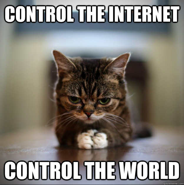 control the internet control the world  