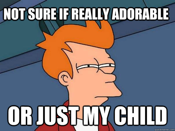 Not sure if really adorable or just my child  Futurama Fry