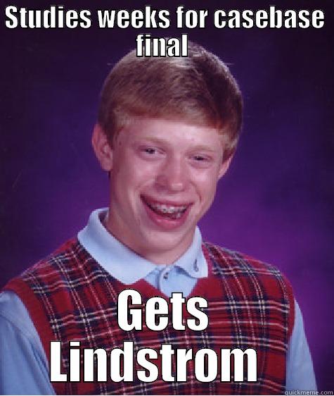 Dr. L - STUDIES WEEKS FOR CASEBASE FINAL  GETS LINDSTROM   Bad Luck Brian