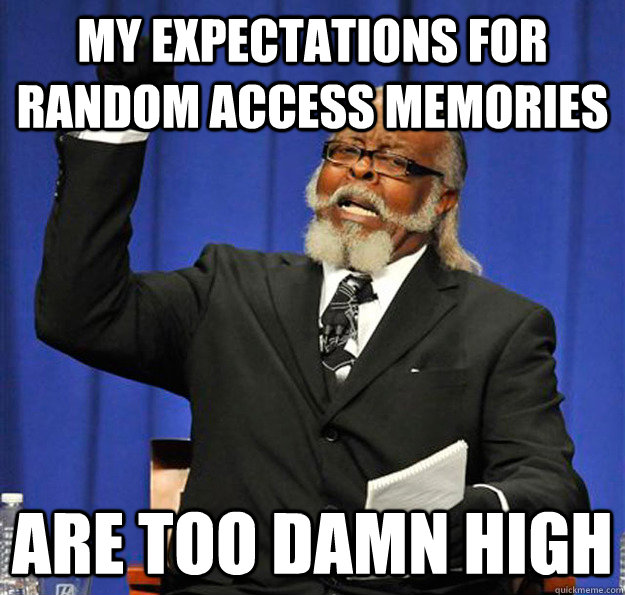 My expectations for Random Access Memories are too damn high  Jimmy McMillan