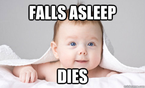 Falls Asleep Dies  