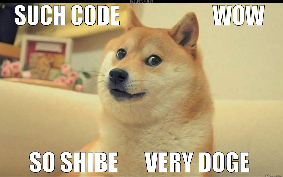 SUCH CODE                      WOW SO SHIBE      VERY DOGE Misc