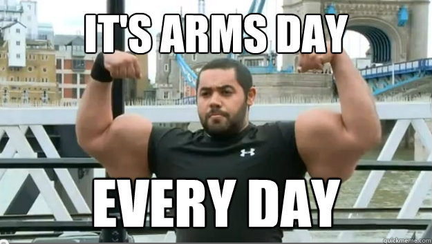 IT'S ARMS DAY EVERY DAY  