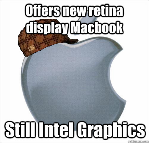 Offers new retina display Macbook Still Intel Graphics - Offers new retina display Macbook Still Intel Graphics  Misc