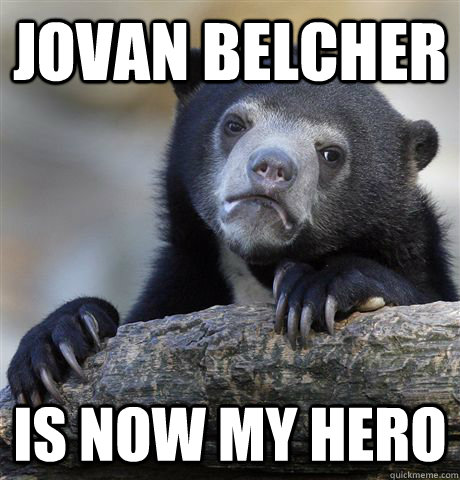 Jovan Belcher  is now my hero  Confession Bear