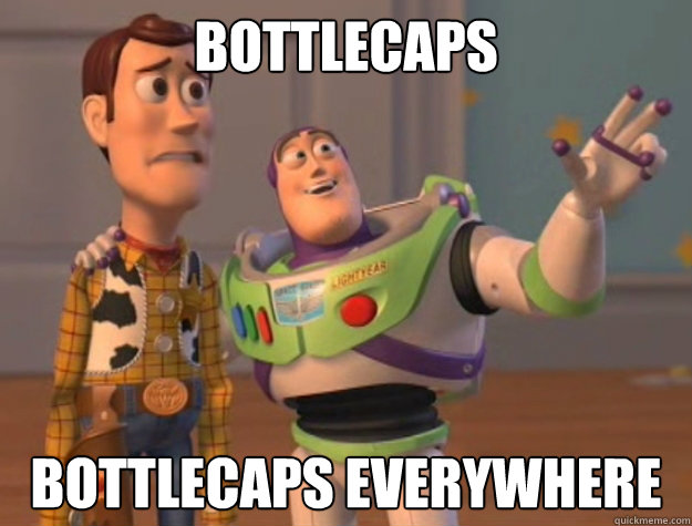 Bottlecaps Bottlecaps everywhere  Buzz Lightyear