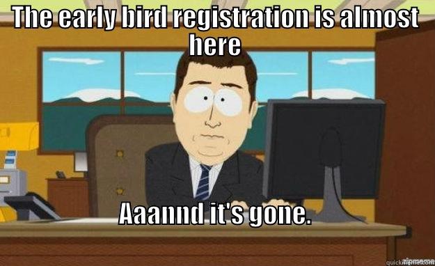 Anderson's Got Talent - THE EARLY BIRD REGISTRATION IS ALMOST HERE AAANND IT'S GONE.                                                                                aaaand its gone