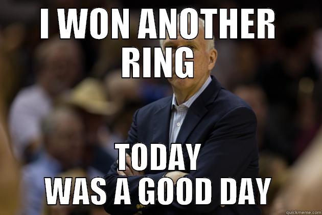 I WON ANOTHER RING TODAY WAS A GOOD DAY Misc