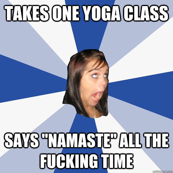 takes one yoga class says 