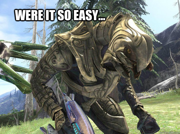 were it so easy...    arbiter