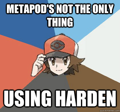 Metapod's not the only thing using harden  