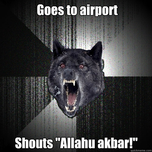 Goes to airport Shouts 
