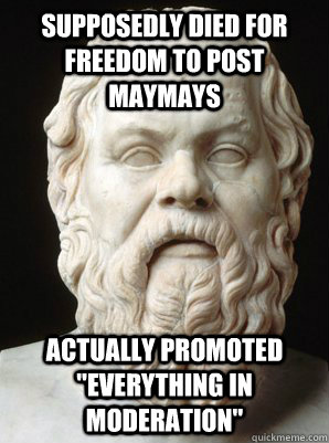 Supposedly died for freedom to post maymays actually promoted 