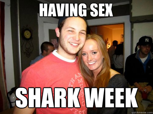 having sex shark week   Freshman Couple