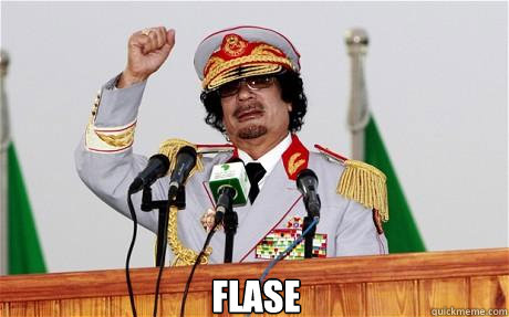  FLASE  Insane Gaddafi