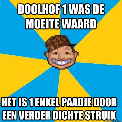 doolhof 1 was de moeite waard het is 1 enkel paadje door een verder dichte struik  Scumbag Rollercoaster Tycoon Guest