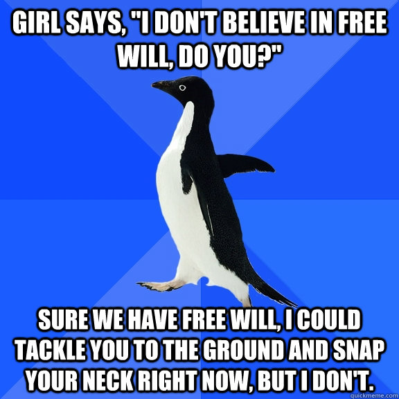 Girl says, 