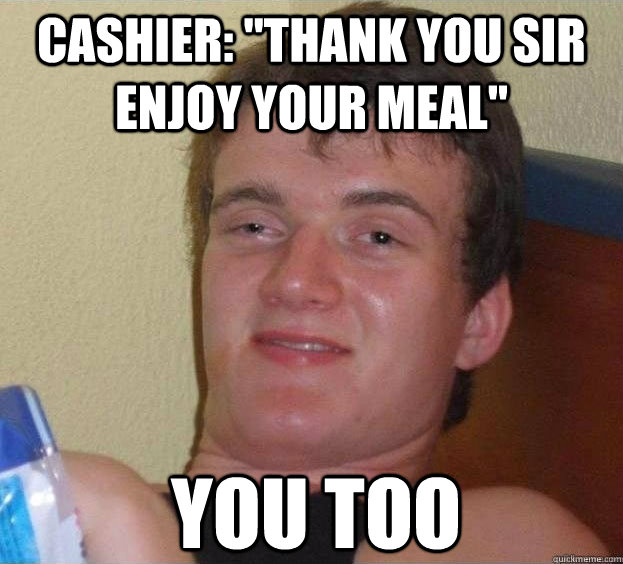 cashier: 