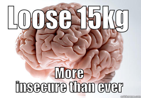 LOOSE 15KG MORE INSECURE THAN EVER Scumbag Brain