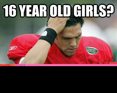 16 year old girls? why can't i stop?   Off The Mark Sanchez
