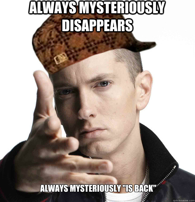 always mysteriously disappears always mysteriously 