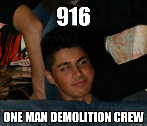916 one man demolition crew  
