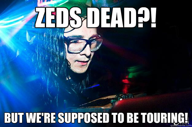 Zeds Dead?! But we're supposed to be touring!  Dubstep Oblivious Skrillex