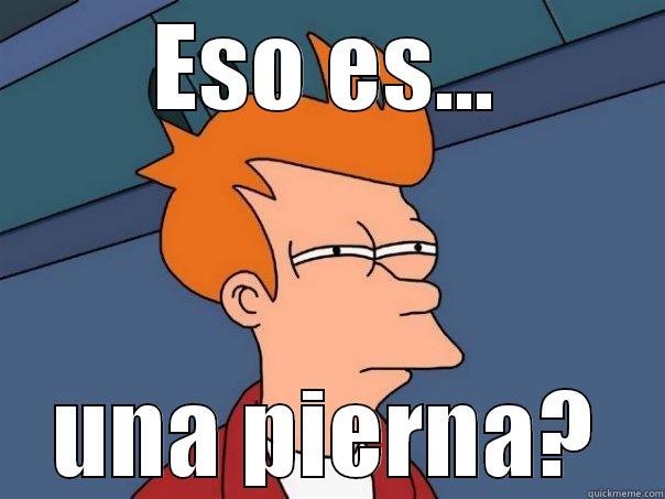 ESO ES... UNA PIERNA? Futurama Fry
