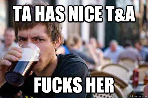 TA has nice t&a fucks her  Lazy Senior
